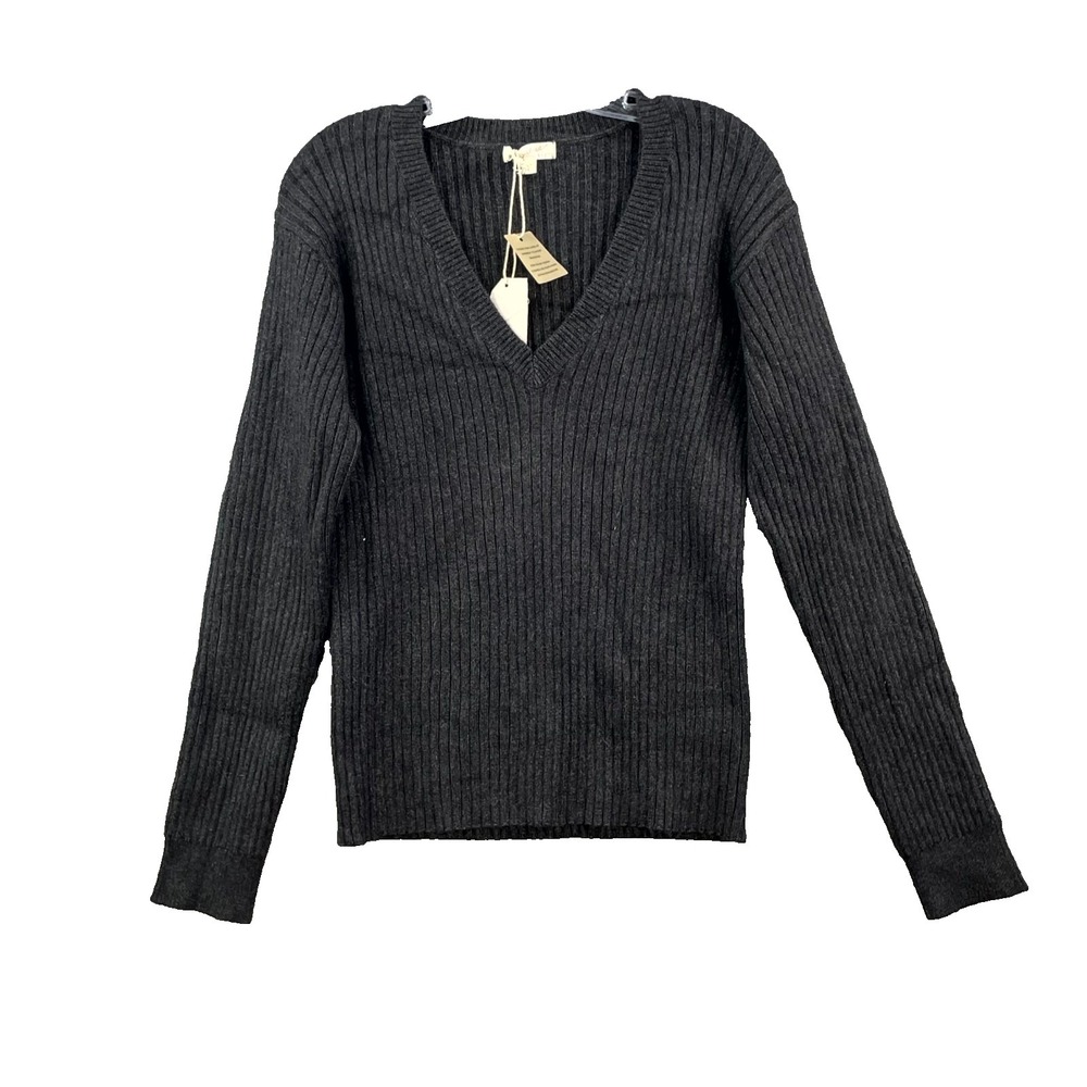 Mystree Sweater Womens XL Ribbed‎ Knit V Neck Gorpcore Preppy Whimsy Winter Wear